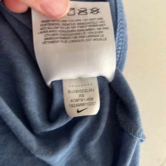 Nike Dri-Fit Indigo Storm Elastika training tank women’s size XS - Picture 8 of 12